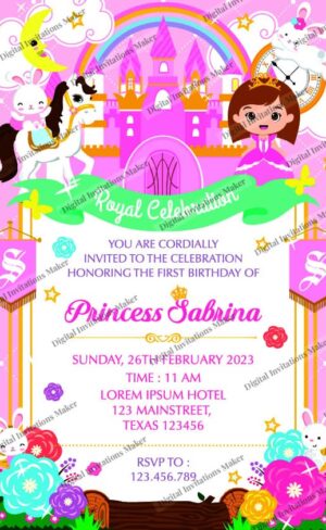 Birthday Invitation Card BIC020 English-01