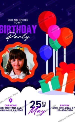 Birthday Invitation Card BIC022 English-01